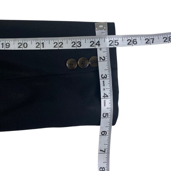 Vintage Peerless Mens Double Breasted Blazer | 42 | Black | Wool - Picture 10 of 12